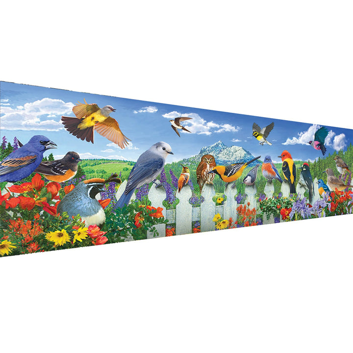 Garden Birds Large Diamond Painting Kits for Adults (35.4X11.8Inch) Full round Drill Paint by Diamonds Kits
