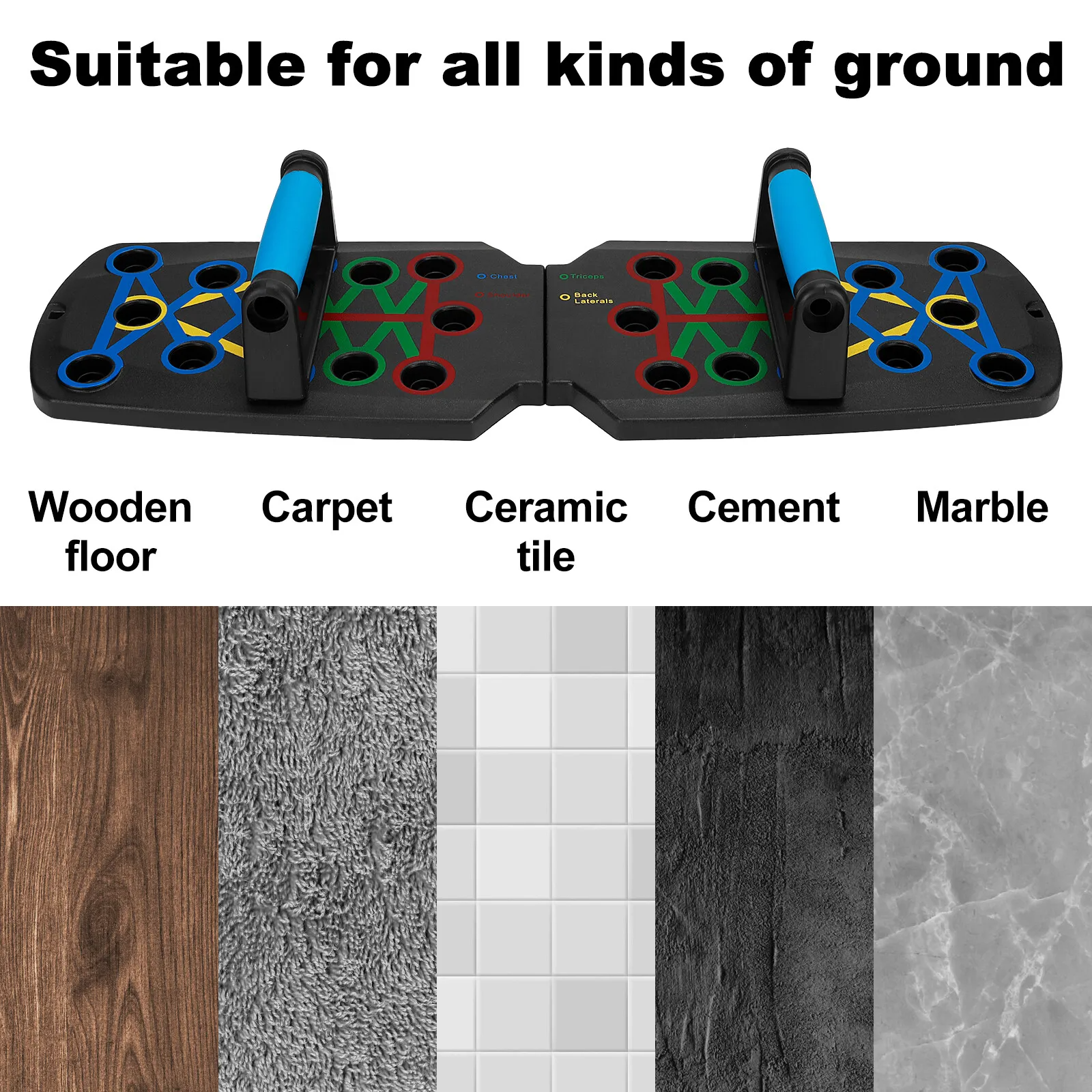 28 in 1 Push Up Rack Board System Fitness Workout Train Home Gym