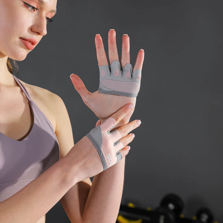 VBOSi Four-Finger Non-Slip Workout Gloves