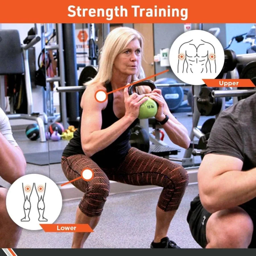 Vinyl Kettlebells Durable Fitness Equipment