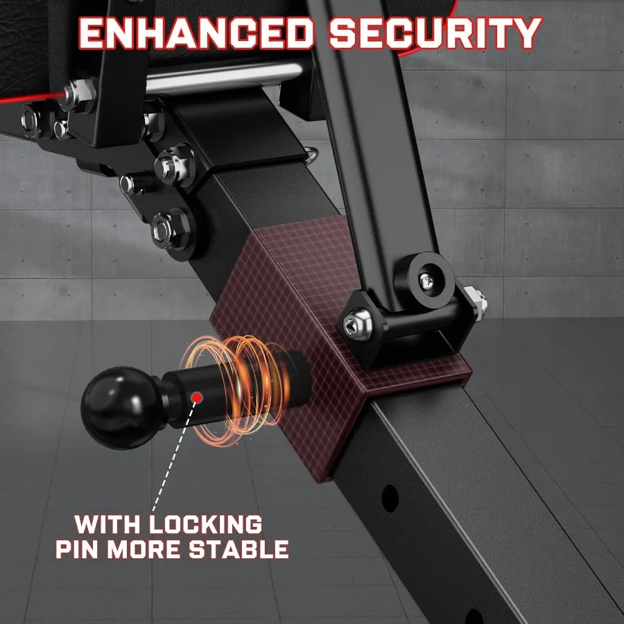 Foldable Incline Decline Weight Bench