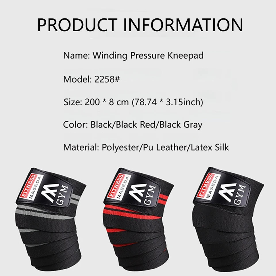GTUBIKE Sports Knee Wraps Unisex