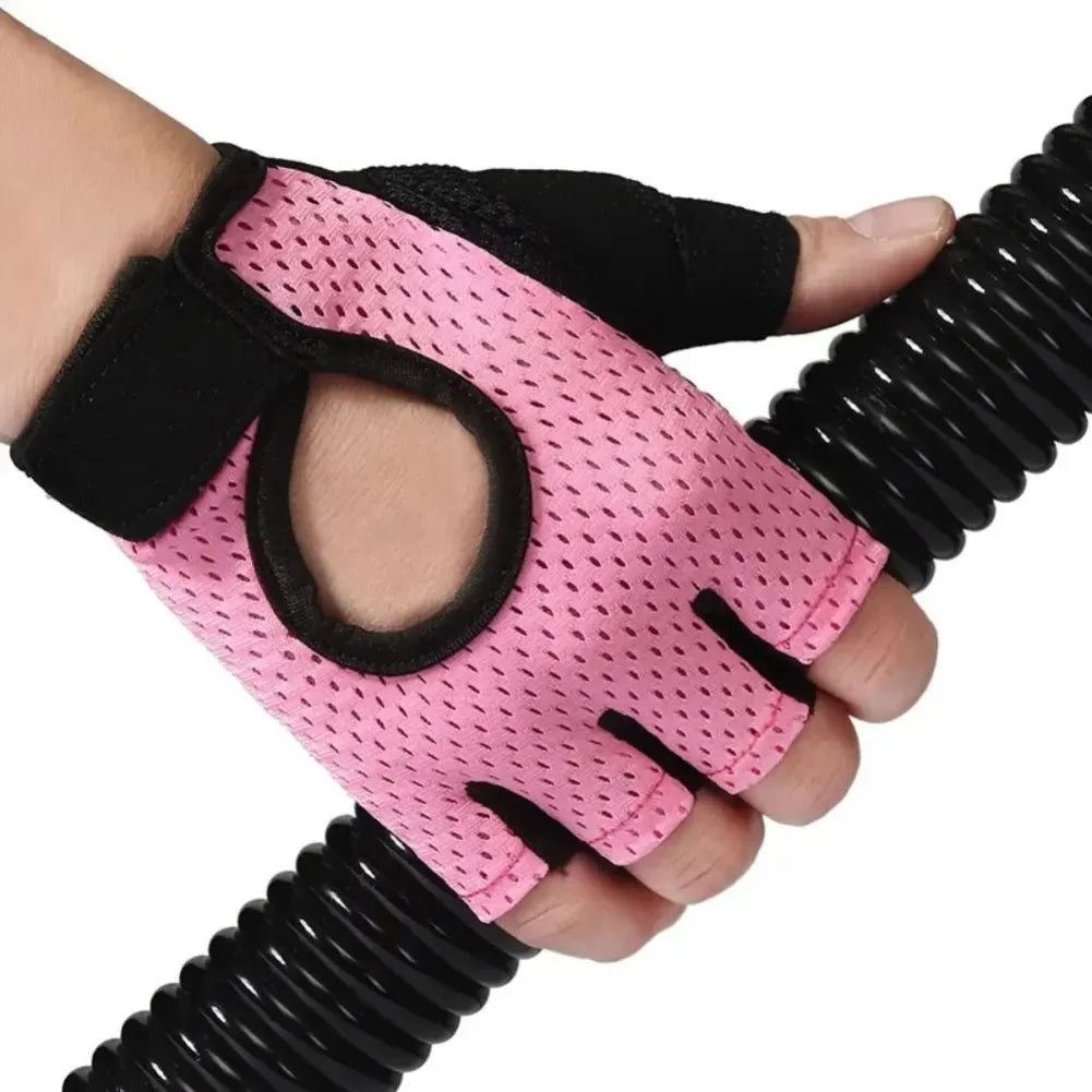 Breathable Cycling Fingerless Gym Gloves