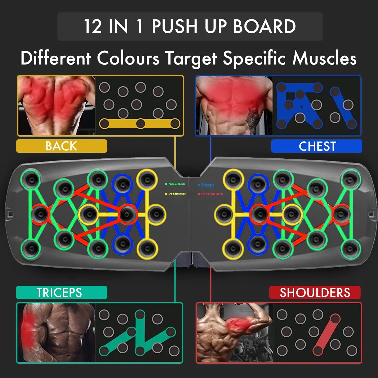 Portable Multifunction Push-Up Board Set