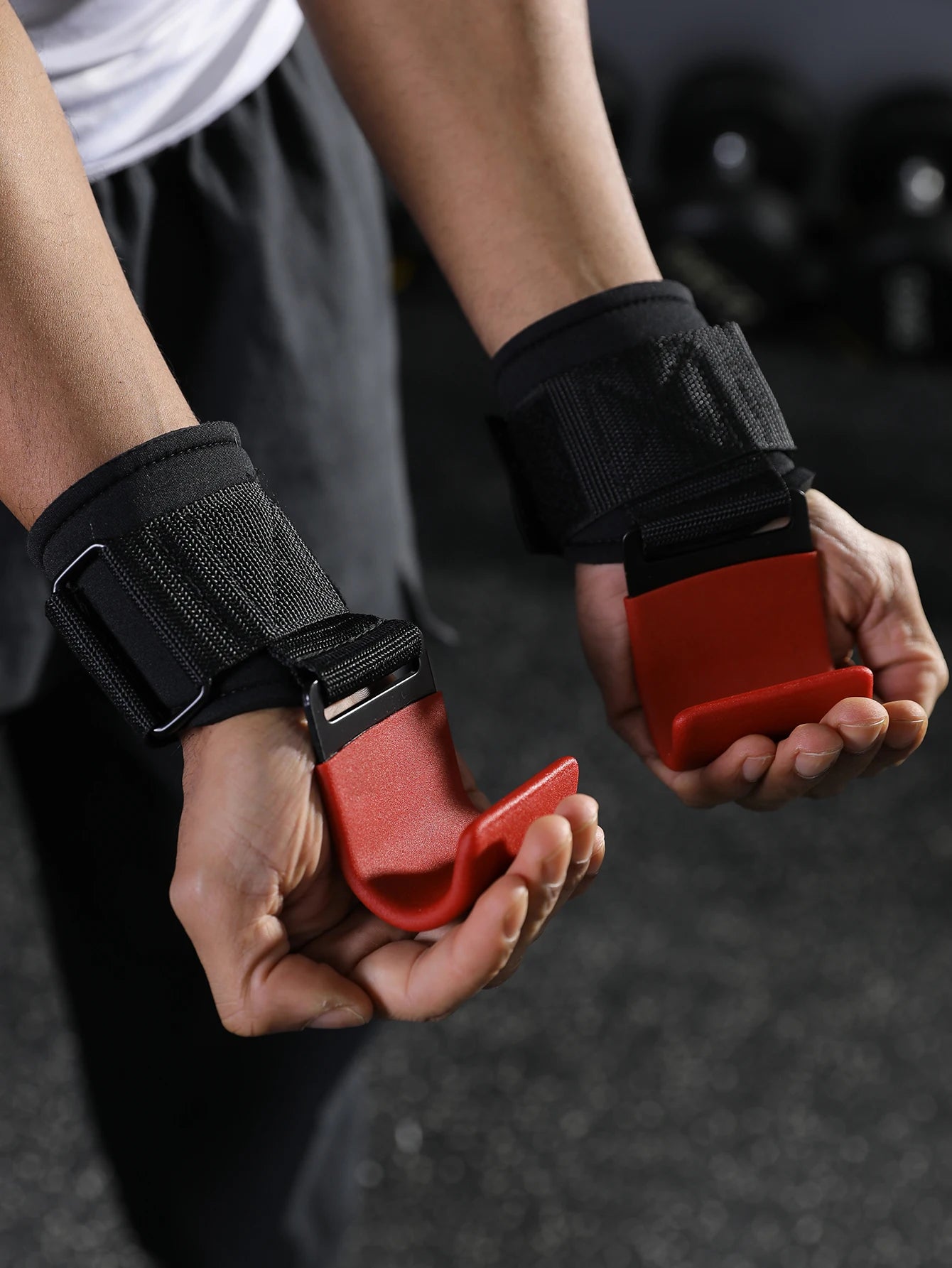 Heavy Duty Weightlifting Hook Straps