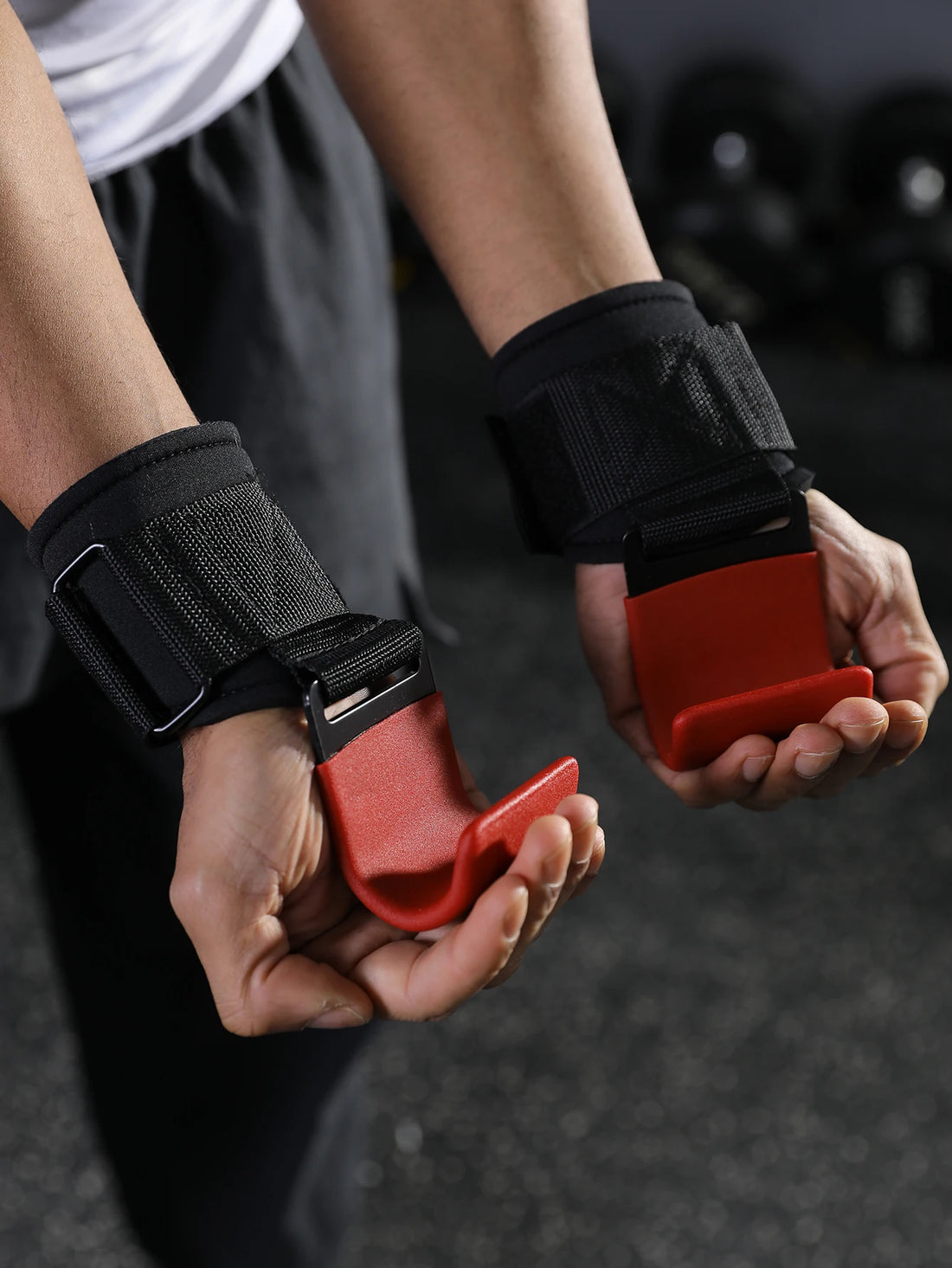 Heavy Duty Weightlifting Hook Straps