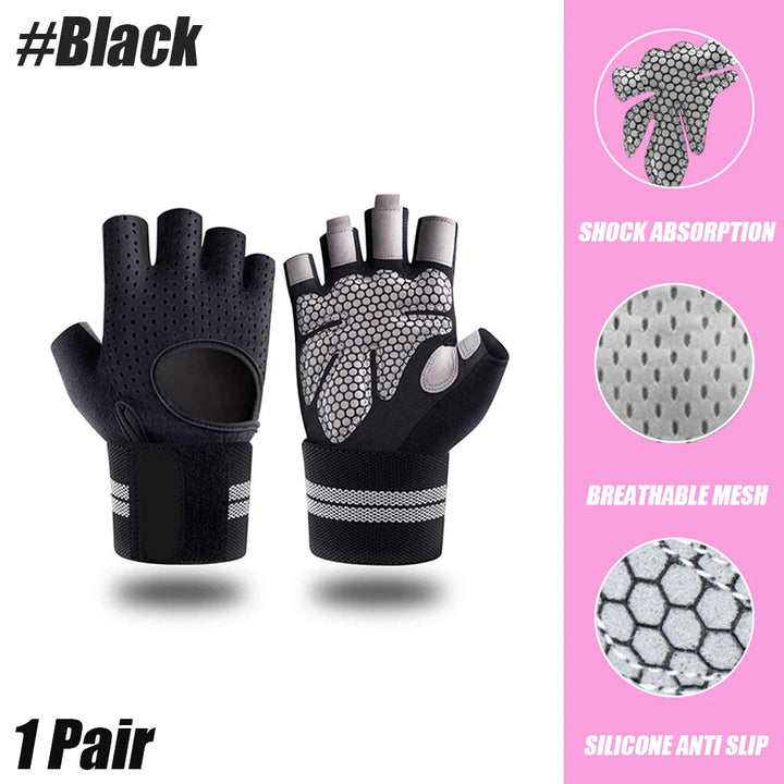 Weightlifting Workout Gloves with Support