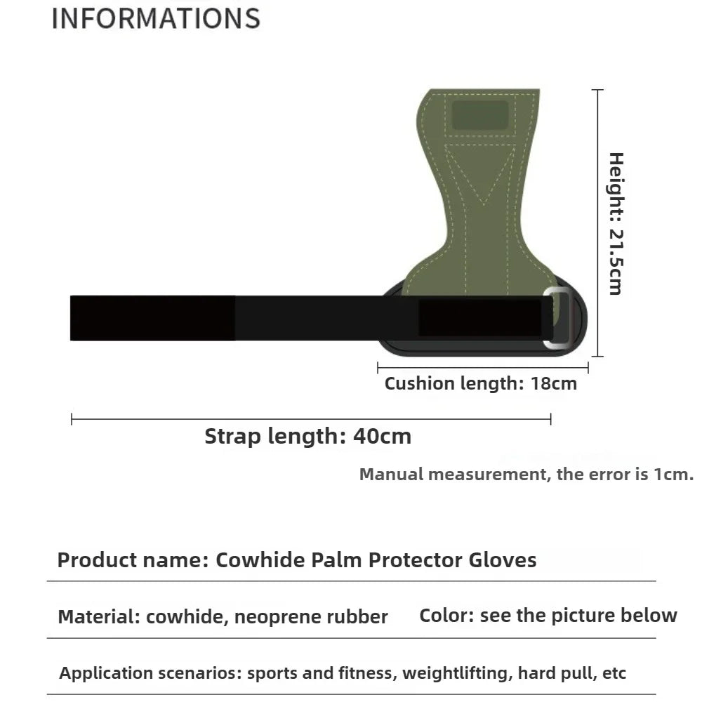 Pair Cowhide Heavy Duty Gloves