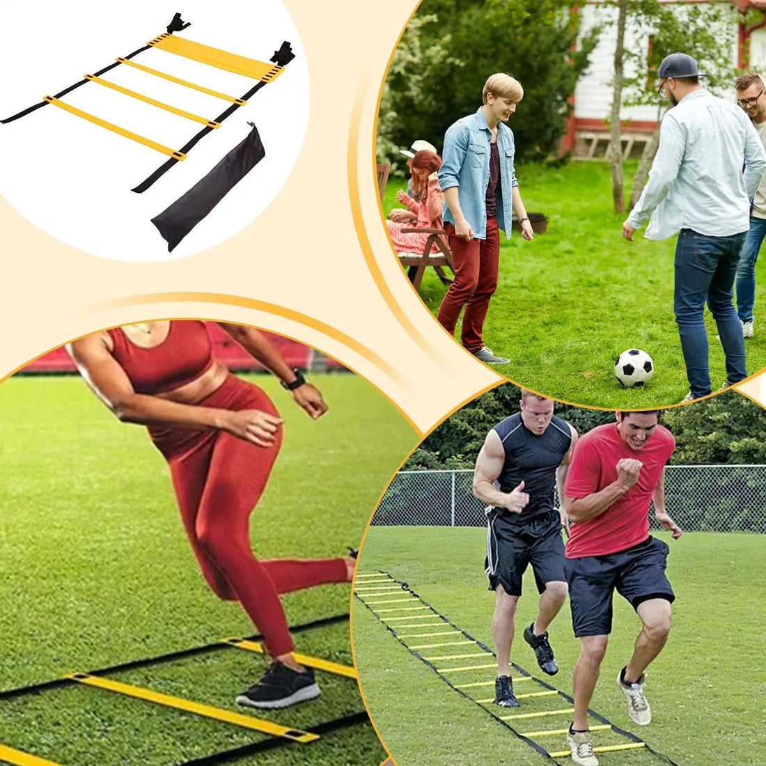 Portable Football Speed Agility Ladder