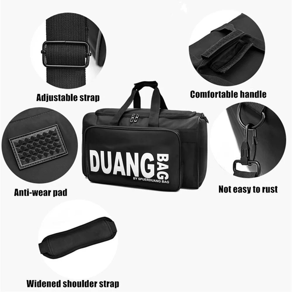 Water Resistant Sports Travel Duffel Bag