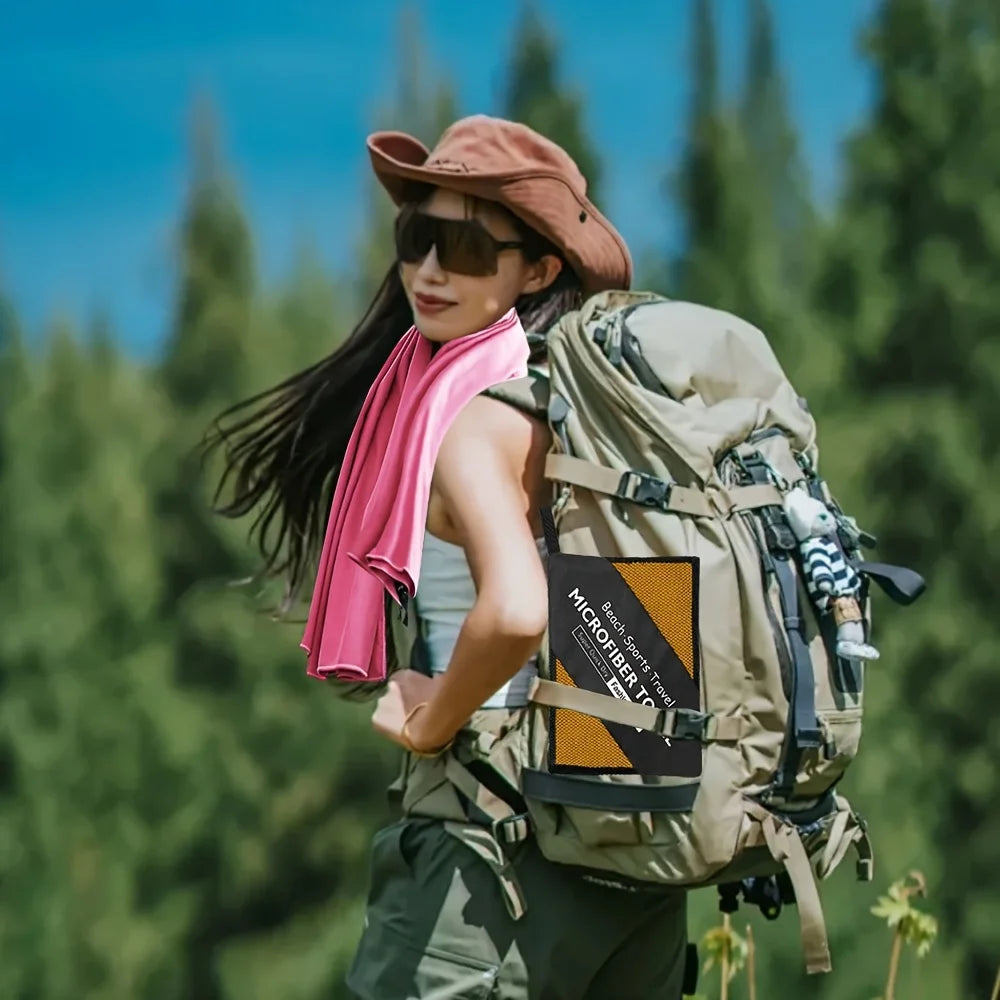 Quick-Dry Microfiber Outdoor Sports Towel