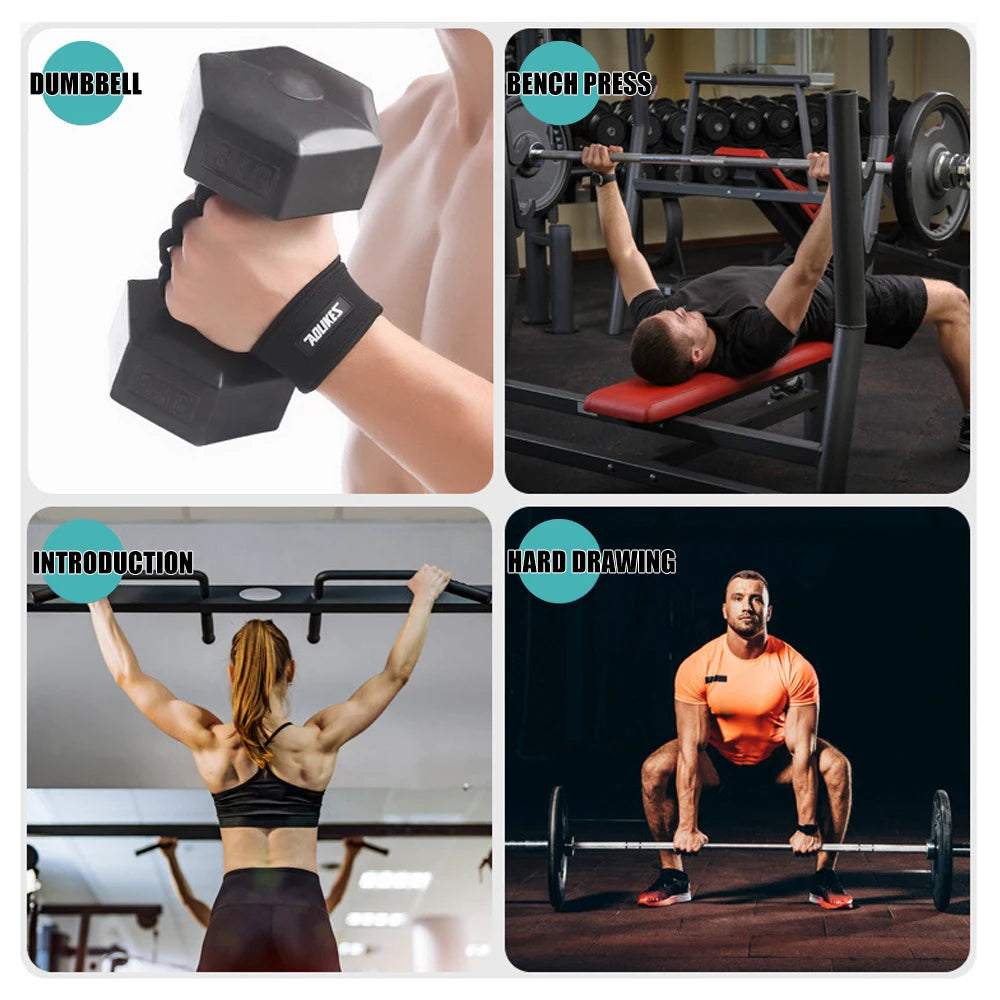 Pair Wrist Wrap Workout Gloves