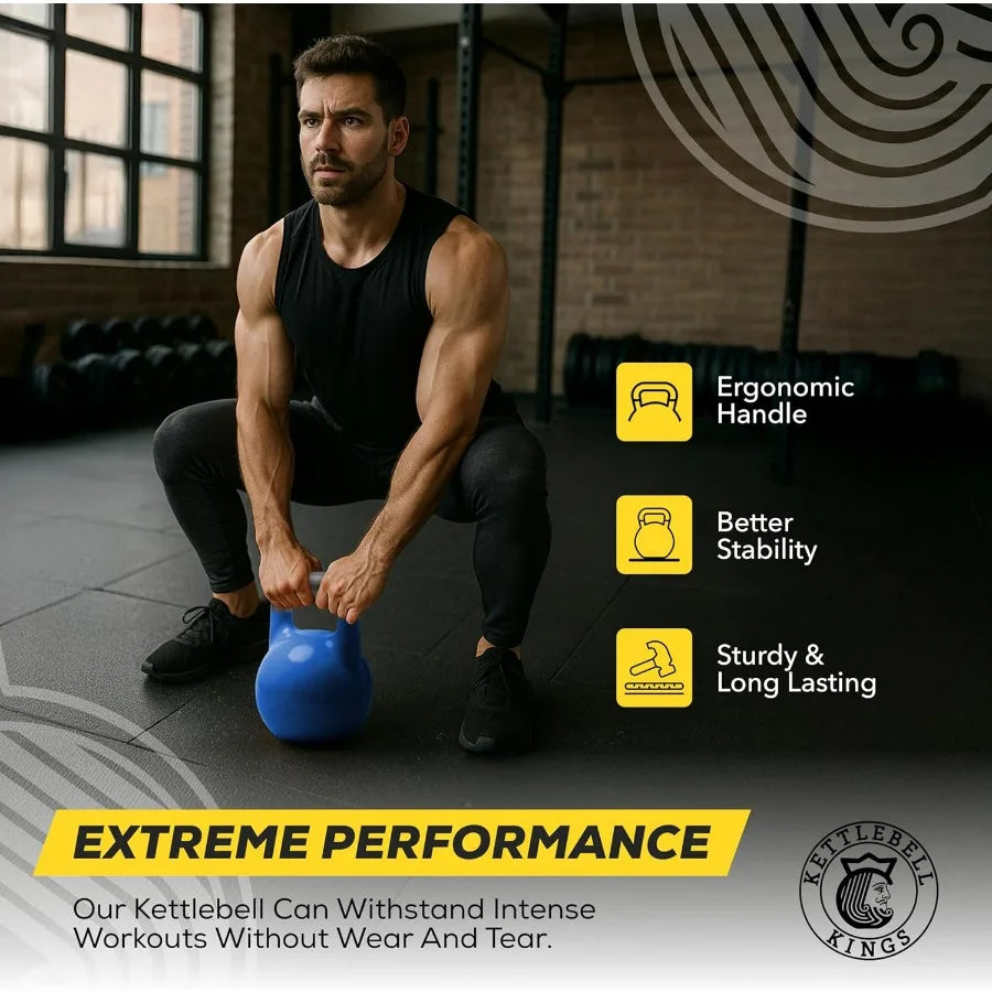 Adjustable 26-70lb Kettlebell Set