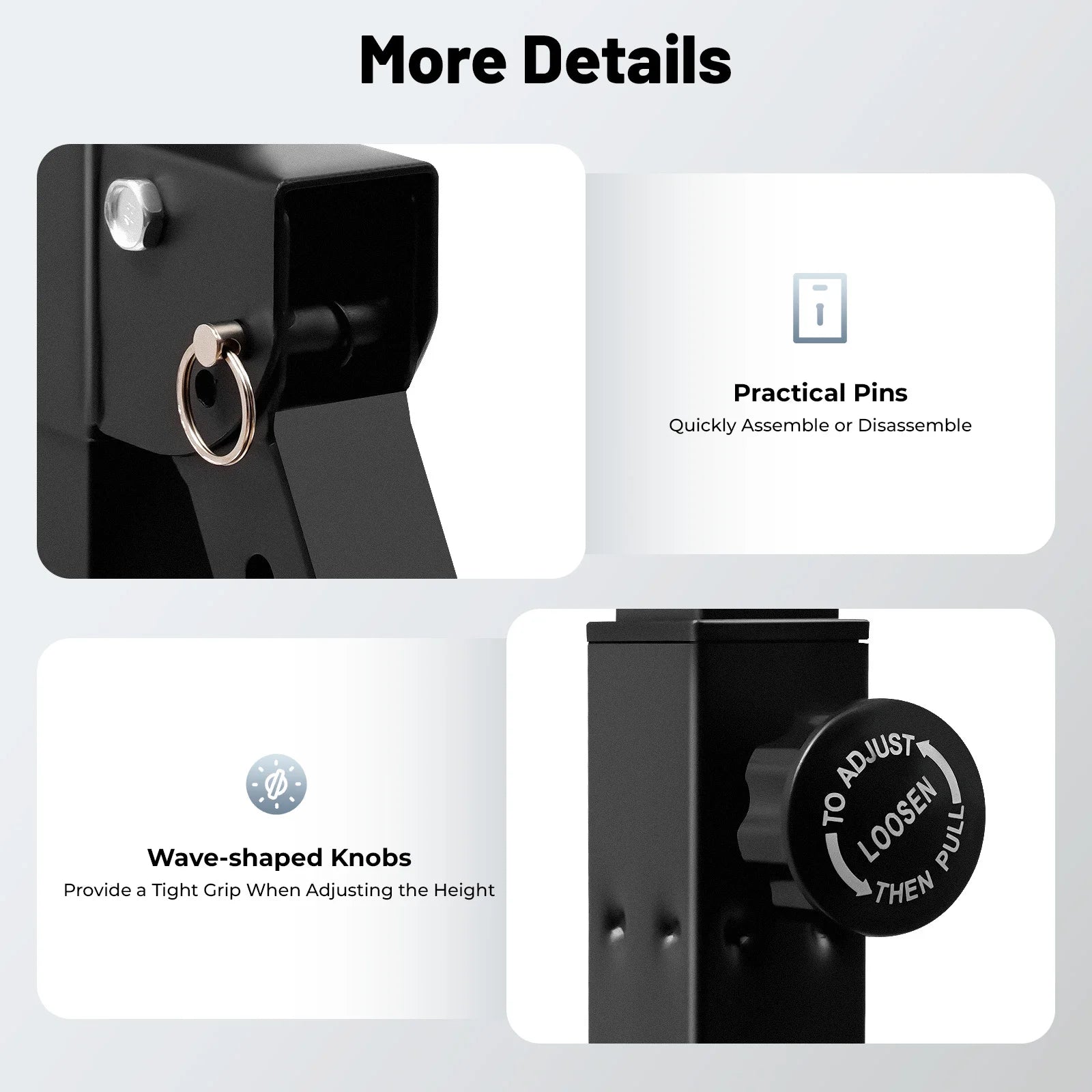 Adjustable Height Doorway Pull-Up Bar