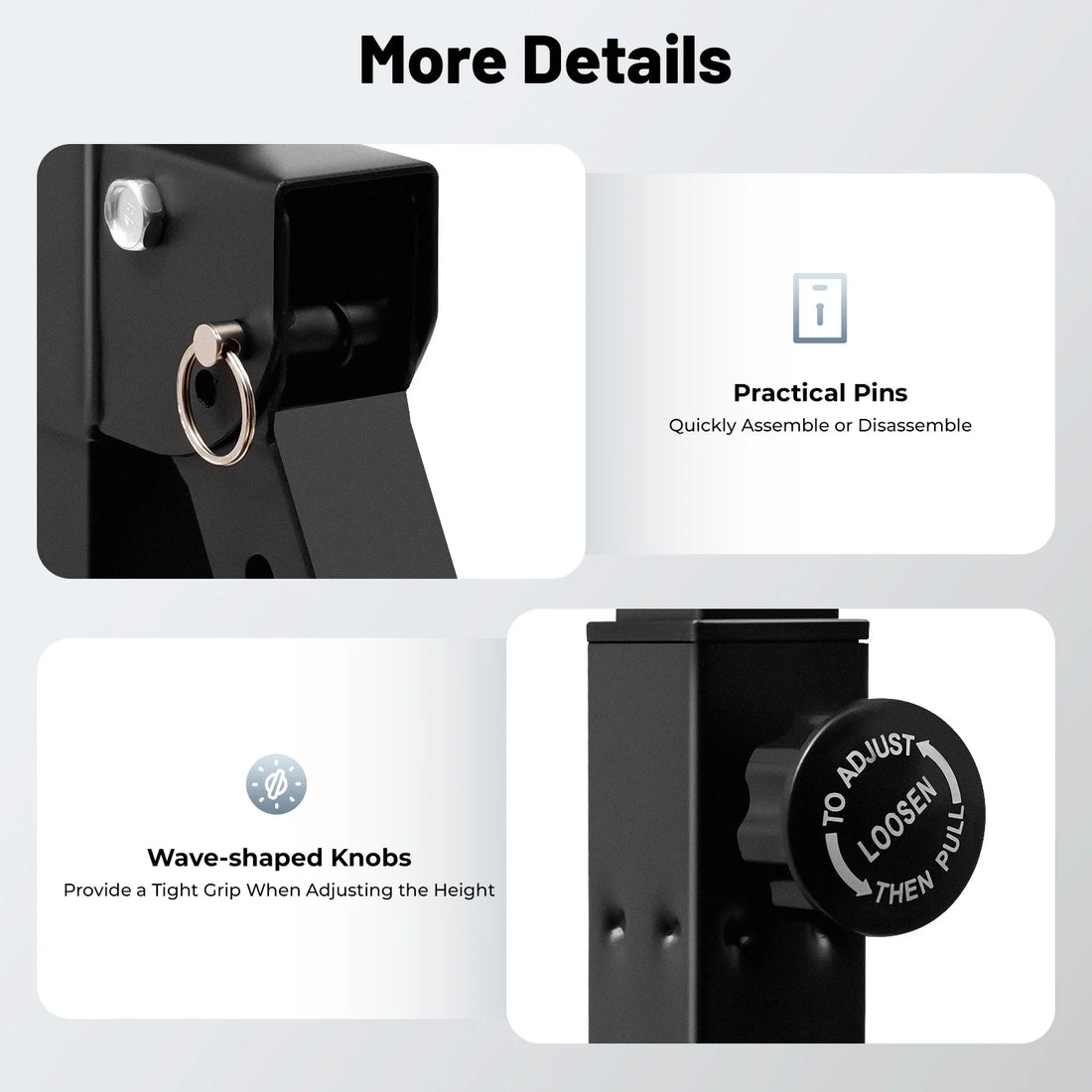 Adjustable Height Doorway Pull-Up Bar