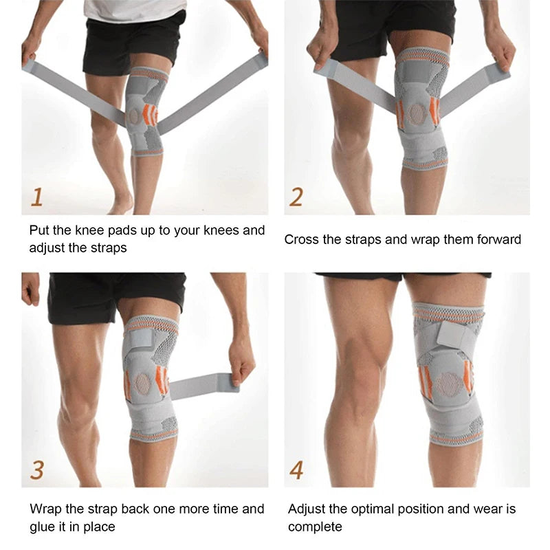 Professional Knee Brace with Gel Pad