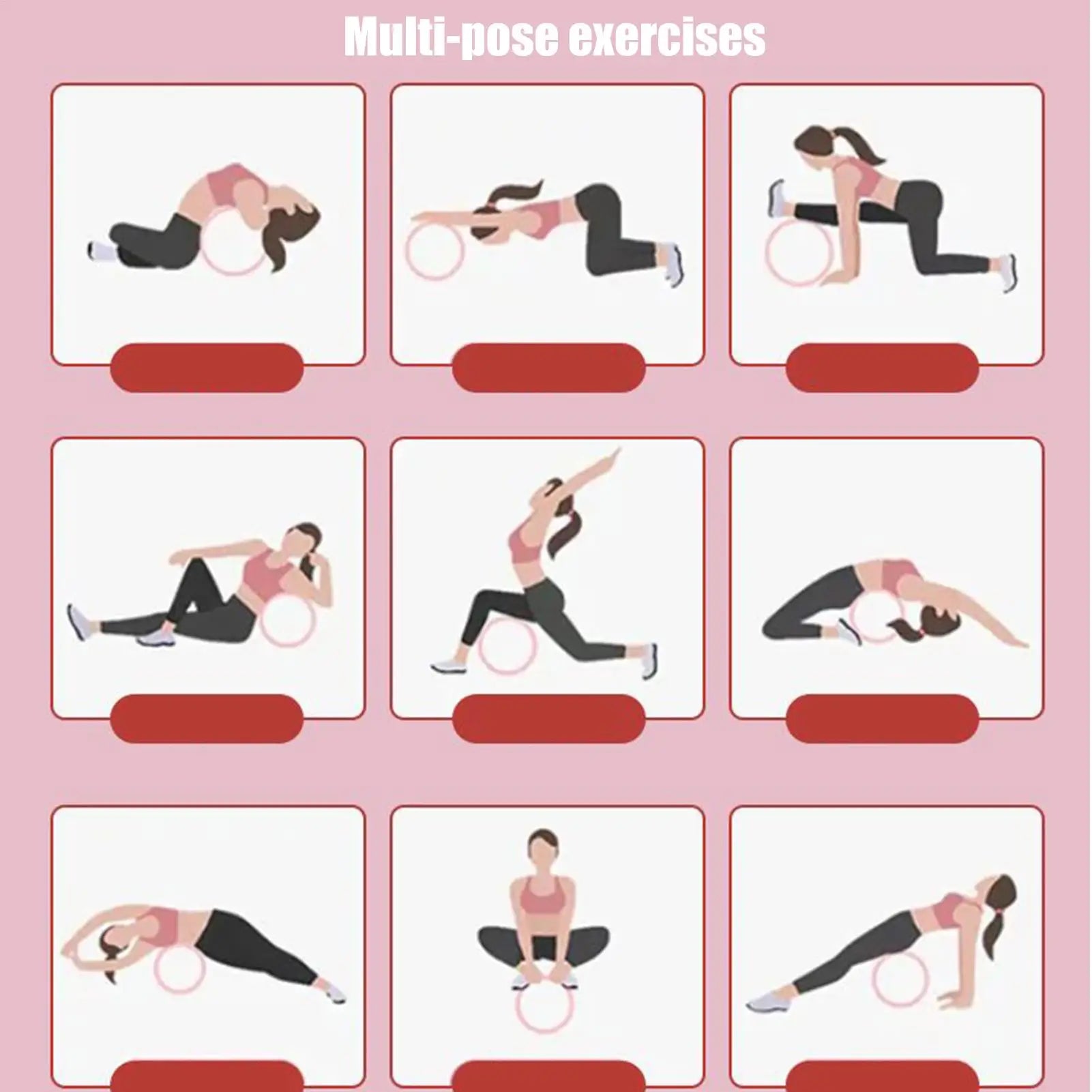 Yoga Wheel Back Training Roller