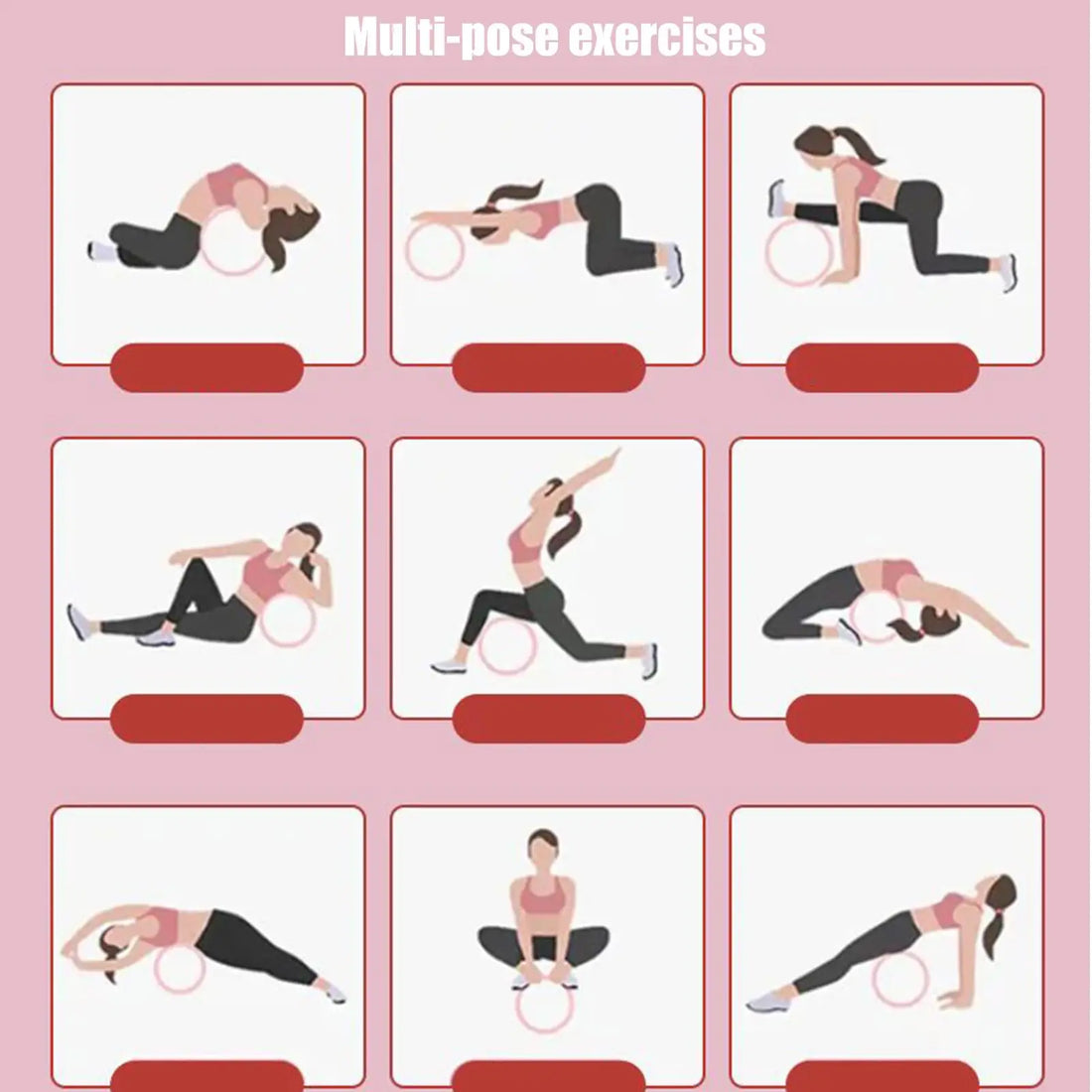 Yoga Wheel Back Training Roller