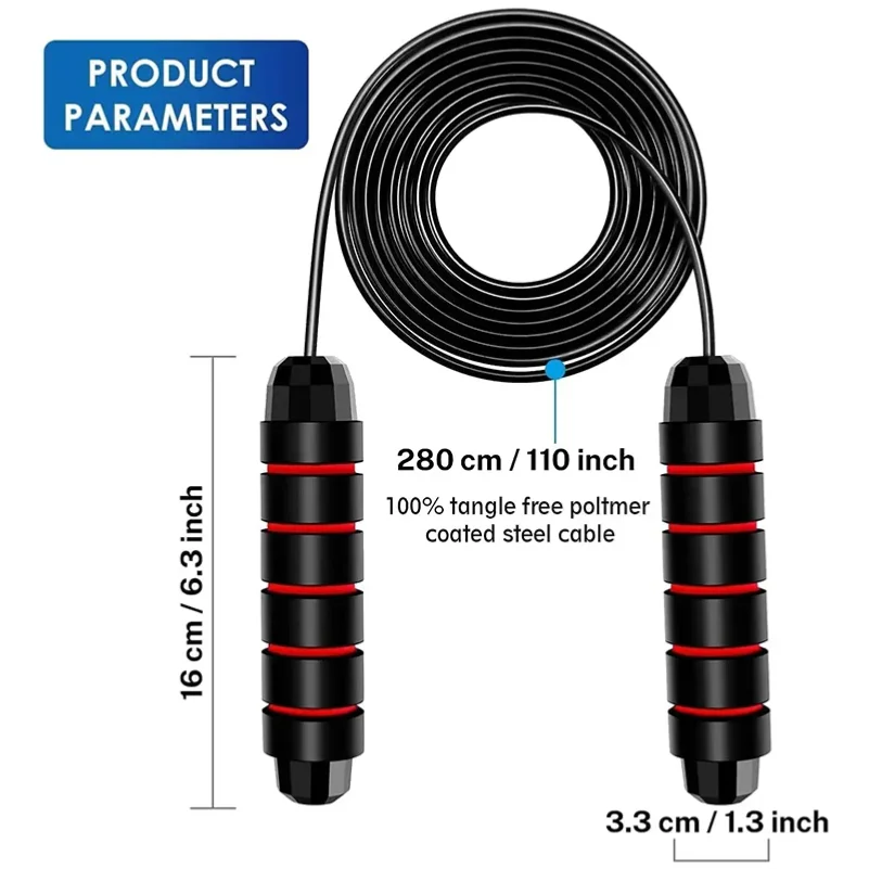 Steel Wire Adjustable Jump Rope