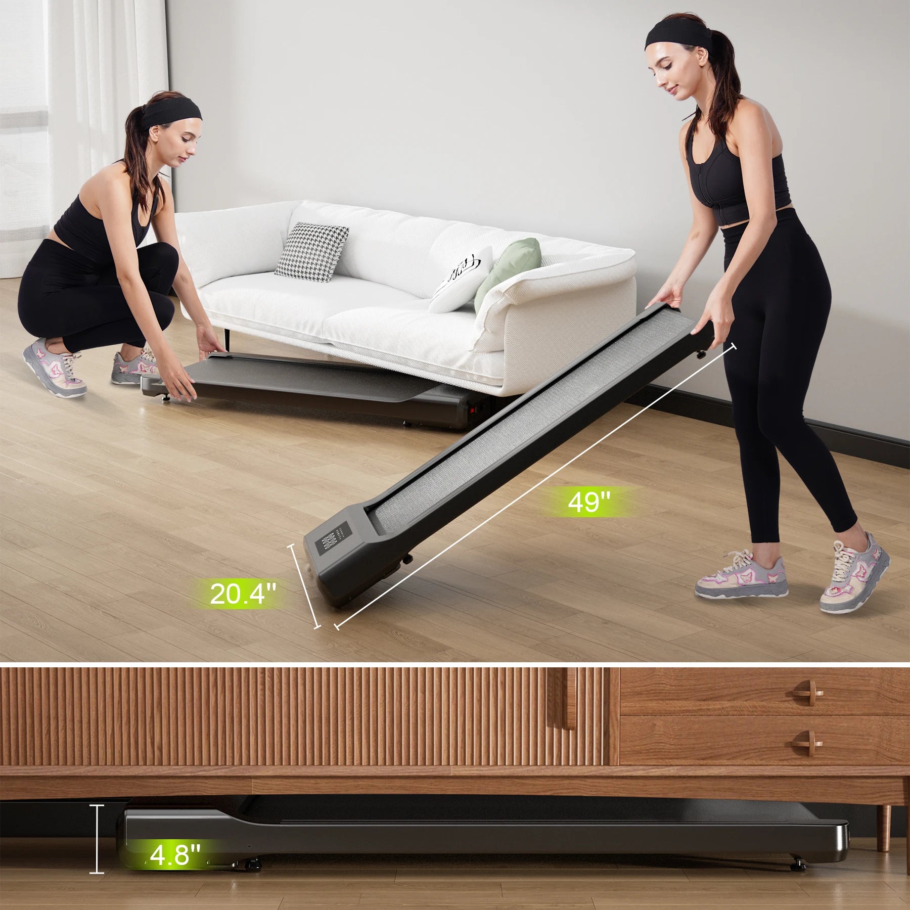 Home Treadmill 2.5HP Remote Control