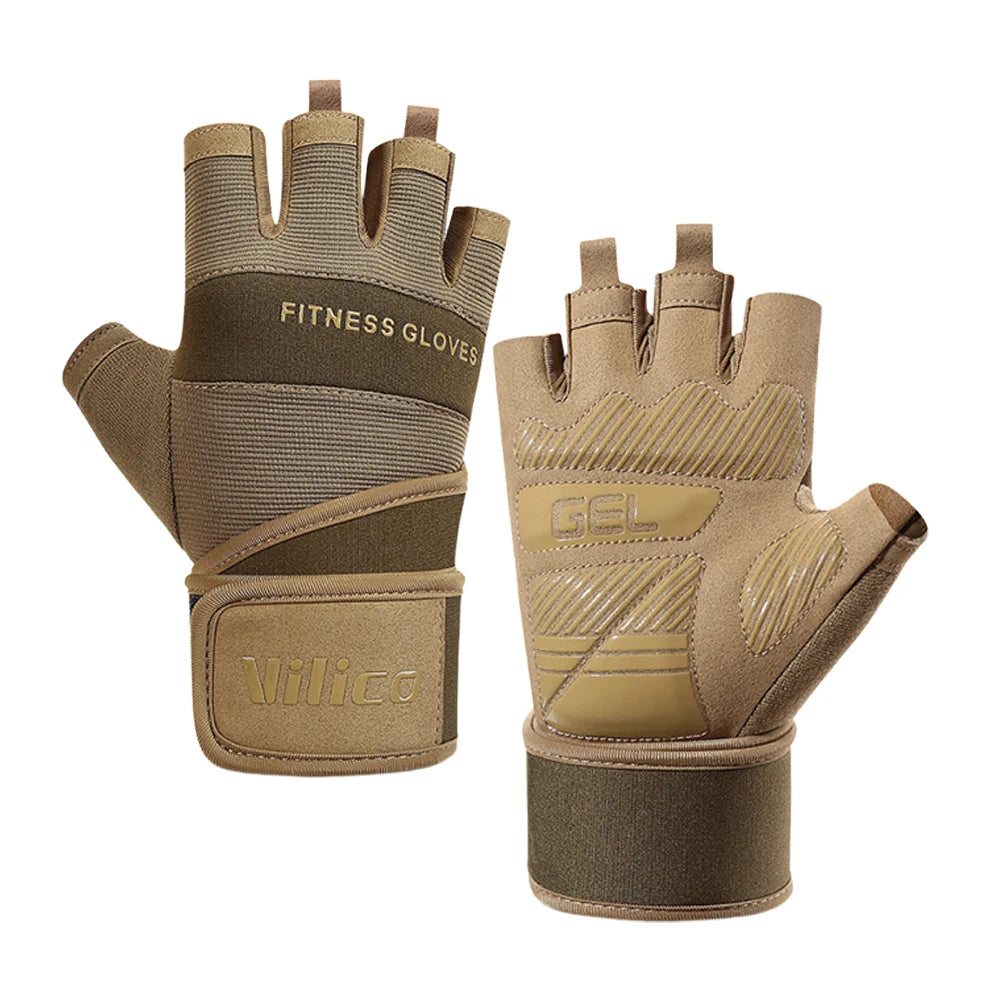 Non-Slip Full Palm Weightlifting Gloves