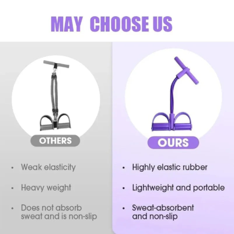 6-Tube Elastic Yoga Pedal Puller