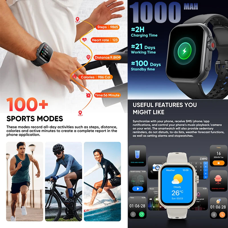 1.85 Inch Ultra HD Smartwatch