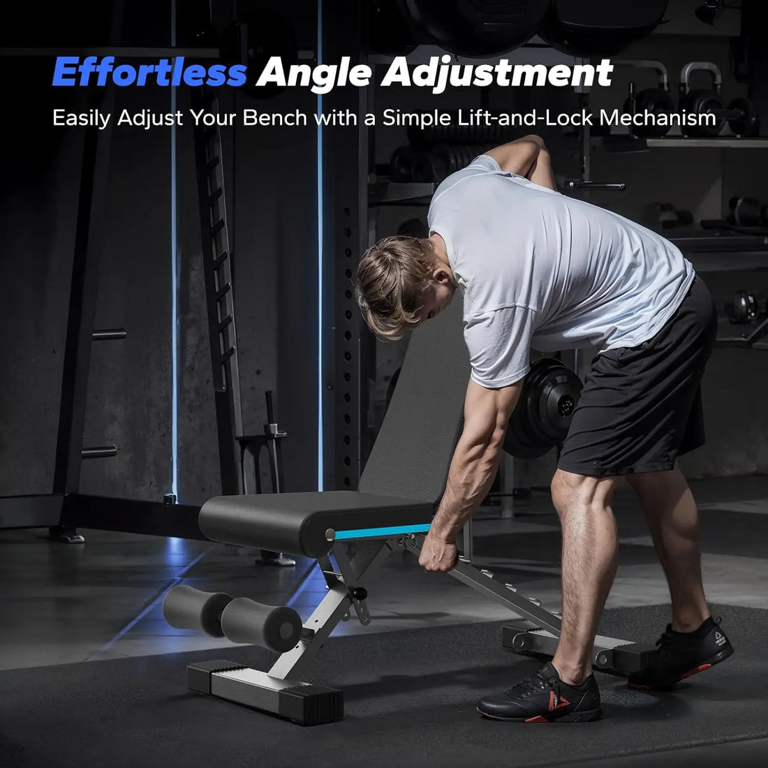 Foldable Adjustable Home Gym Weight Bench