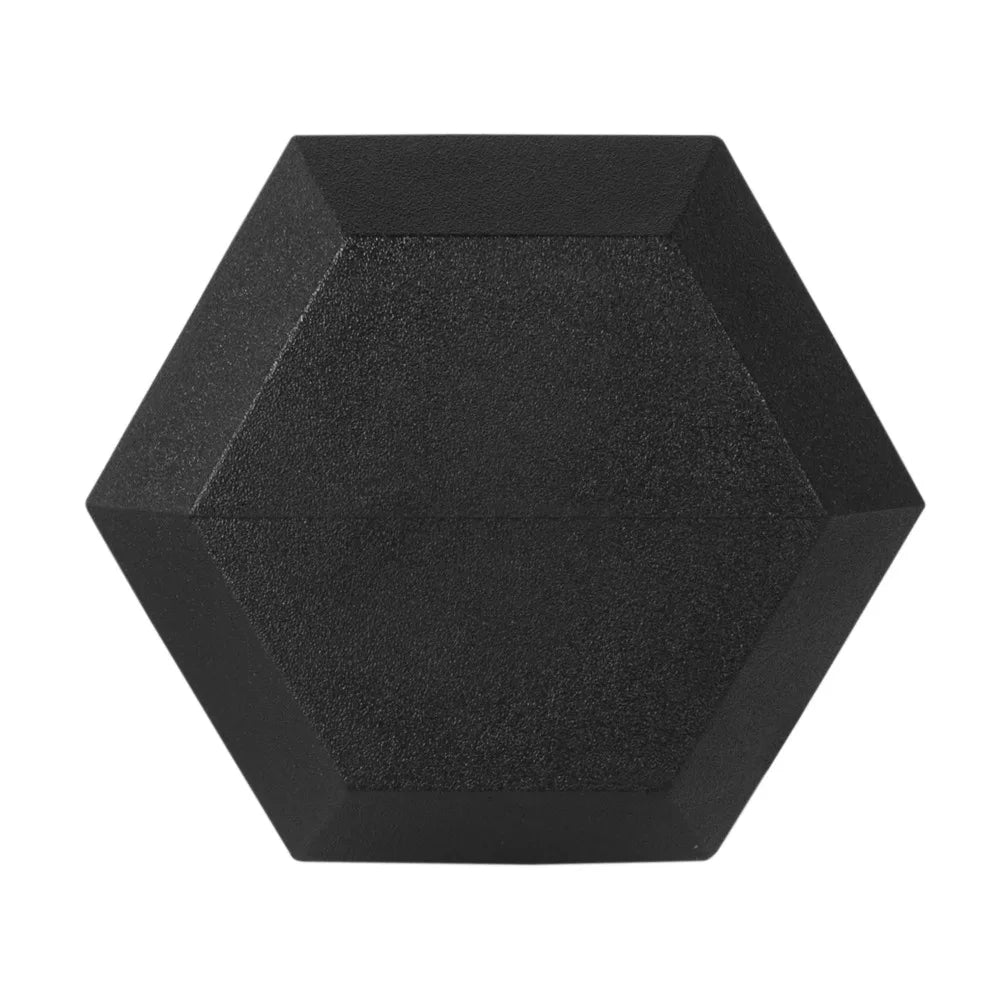 Rubber Covered Non-Roll Dumbbell 35lb