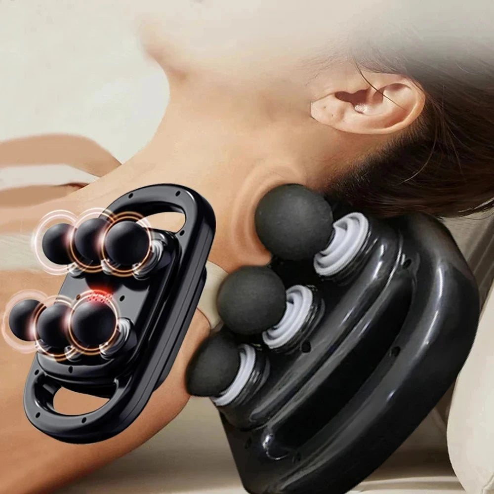 6-Head Deep Tissue Massage Gun