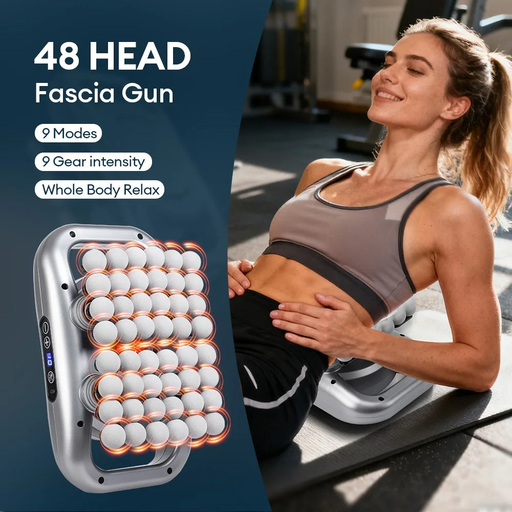 48-Head High Frequency Massage Gun