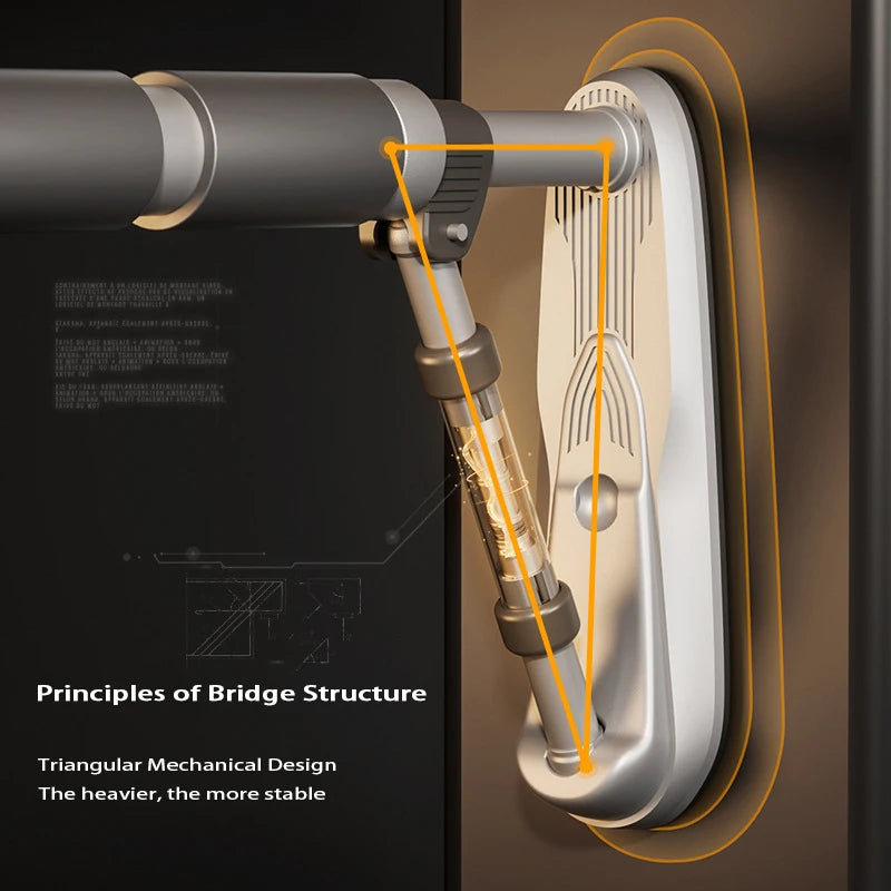 Anti-Skid Horizontal Door Pull-Up Bar
