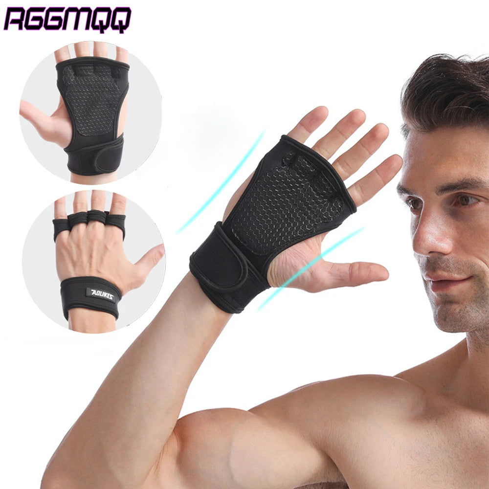 Pair Wrist Wrap Workout Gloves