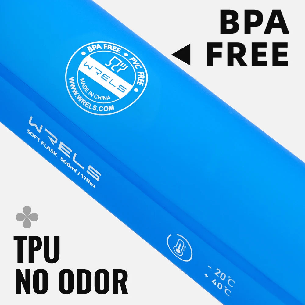 TPU Collapsible Soft Sports Water Bottle