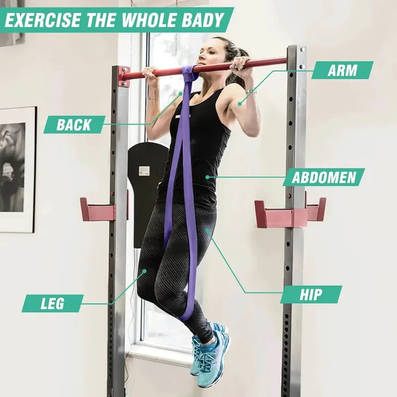 Pull-Up Exercise Resistance Bands Home Gym