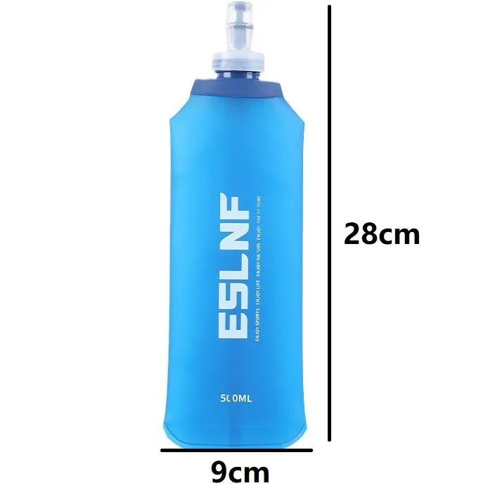 Soft Silicone Running Water Bottle