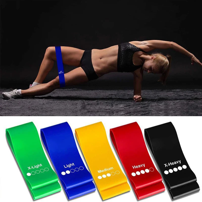 Colorful TPE Yoga Resistance Bands