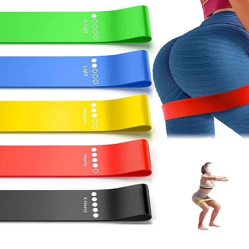 Colorful TPE Yoga Resistance Bands