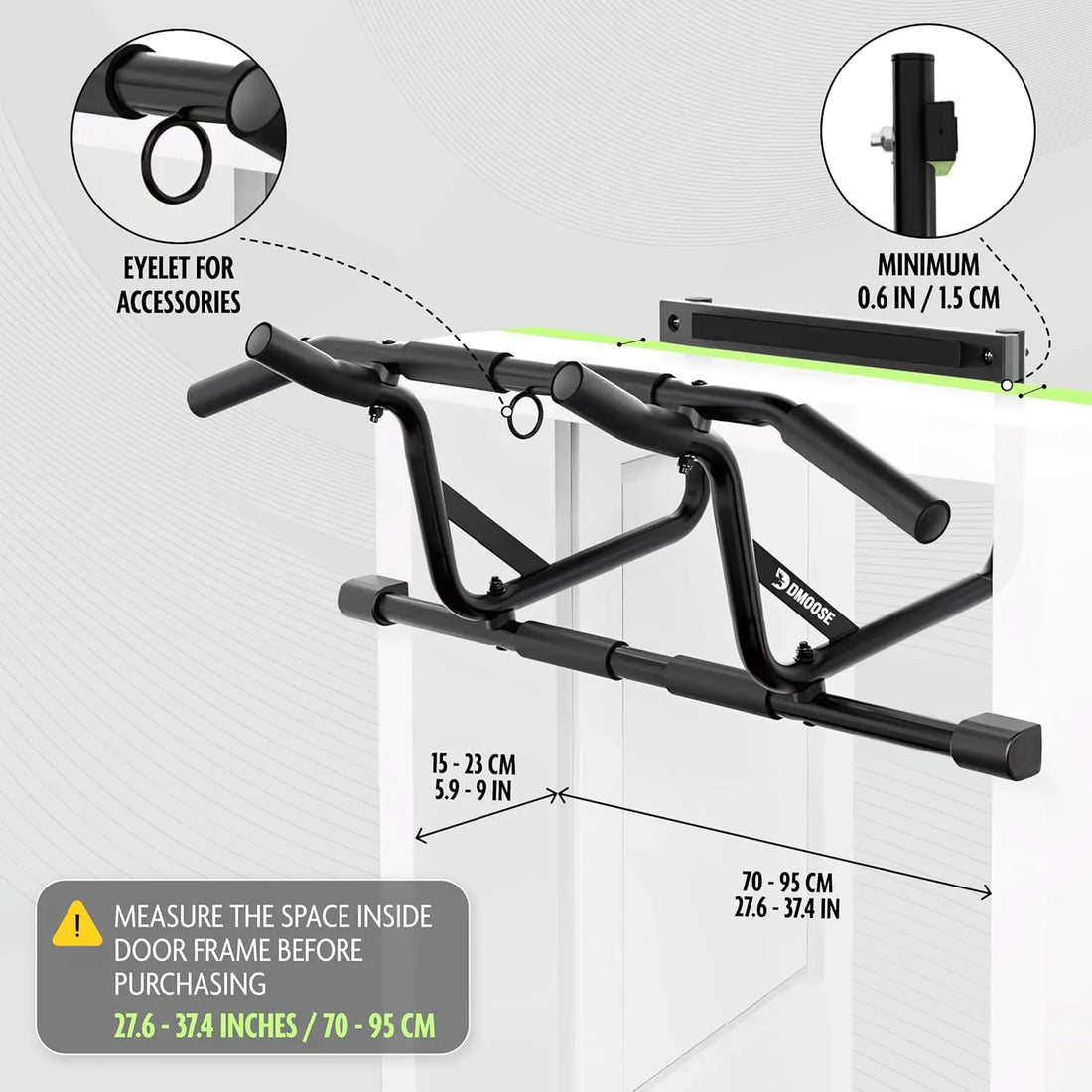 Doorway Pull-Up Bar 250 Lbs Capacity