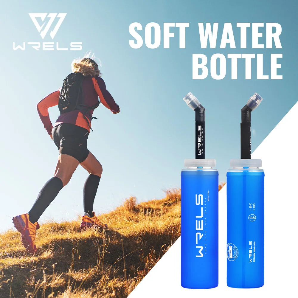 TPU Collapsible Soft Sports Water Bottle