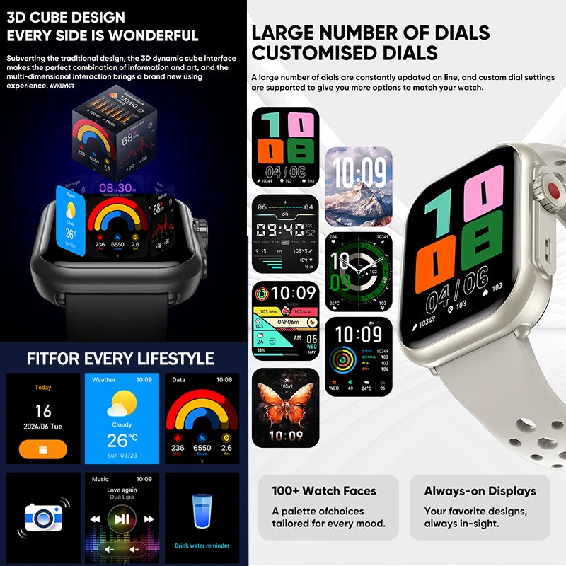 1.85 Inch Ultra HD Smartwatch