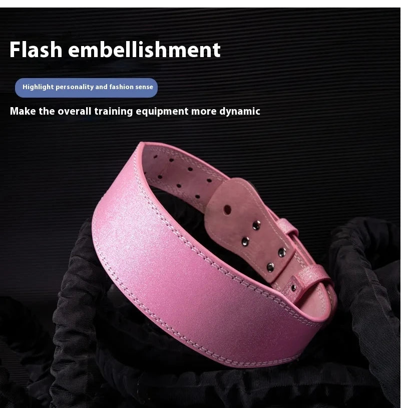 Pink Flash Weightlifting Powerlifting Belt