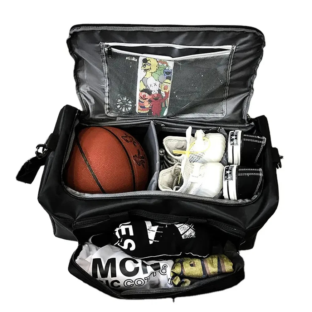 Water Resistant Sports Travel Duffel Bag