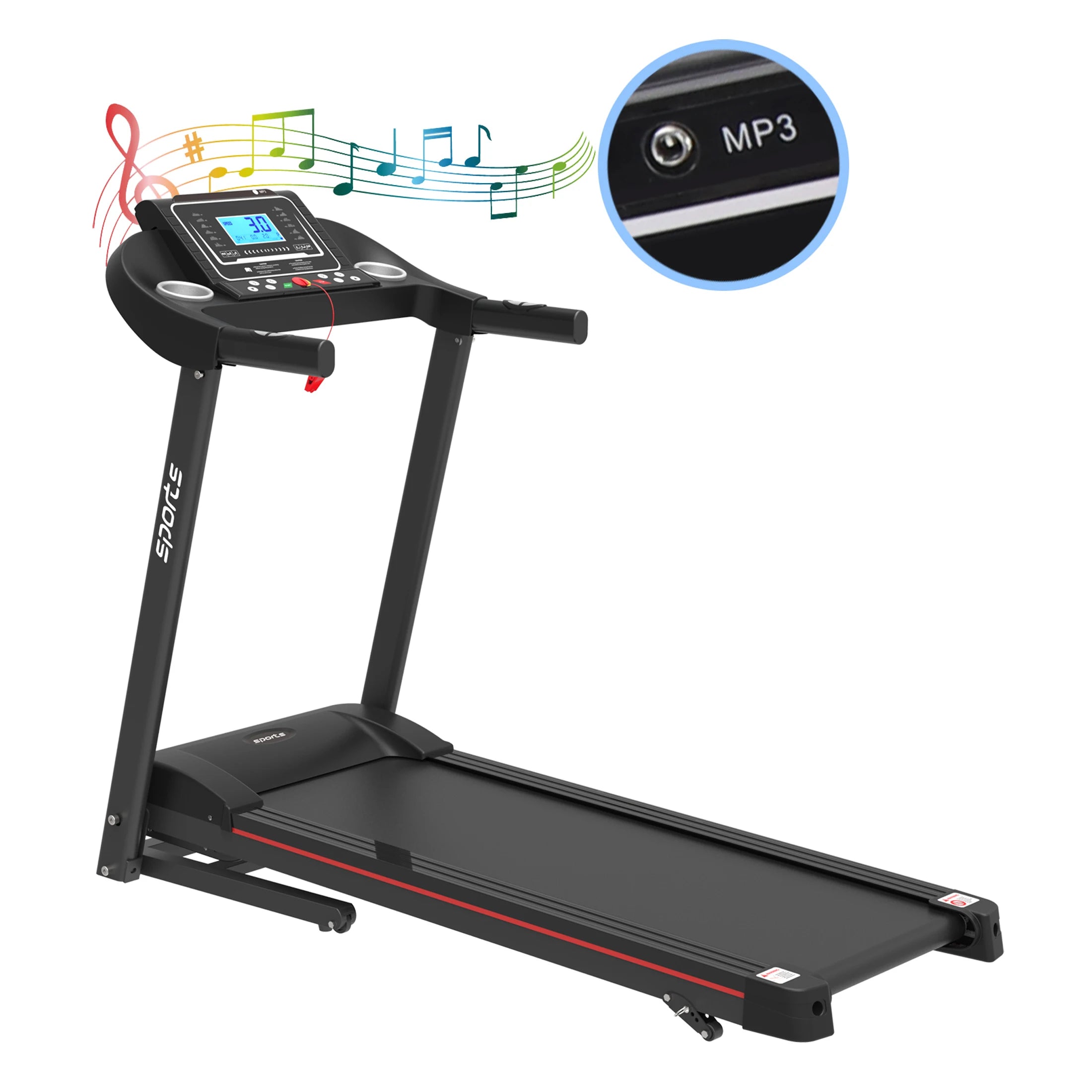 Folding Smart Motorized Treadmill Exercise