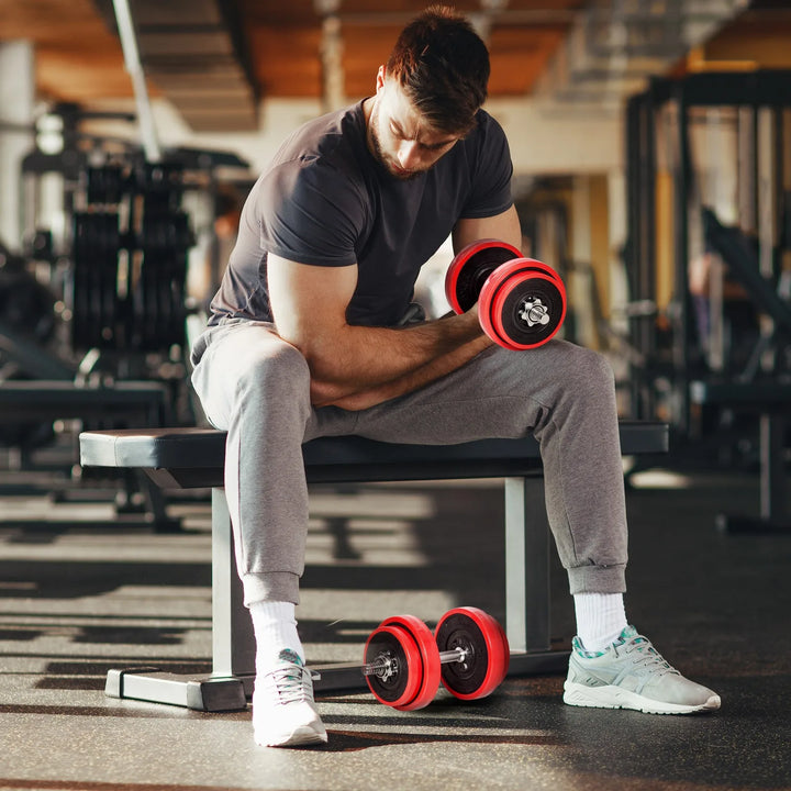 Home Gym Weight Set Dumbbell Barbell