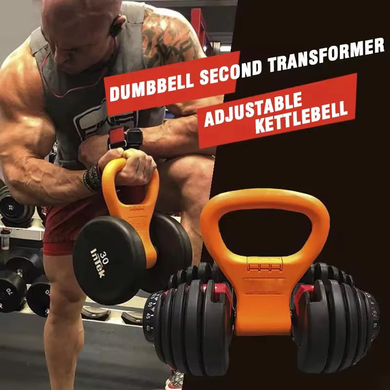 Adjustable Dumbbell Kettlebell Free Weights
