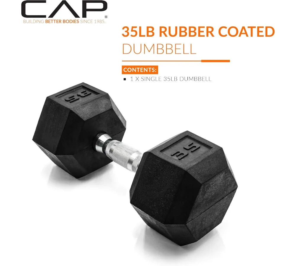 Coated Hex Dumbbell Set Home Gym