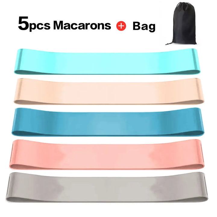 Elastic Resistance Bands Workout Pilates Set