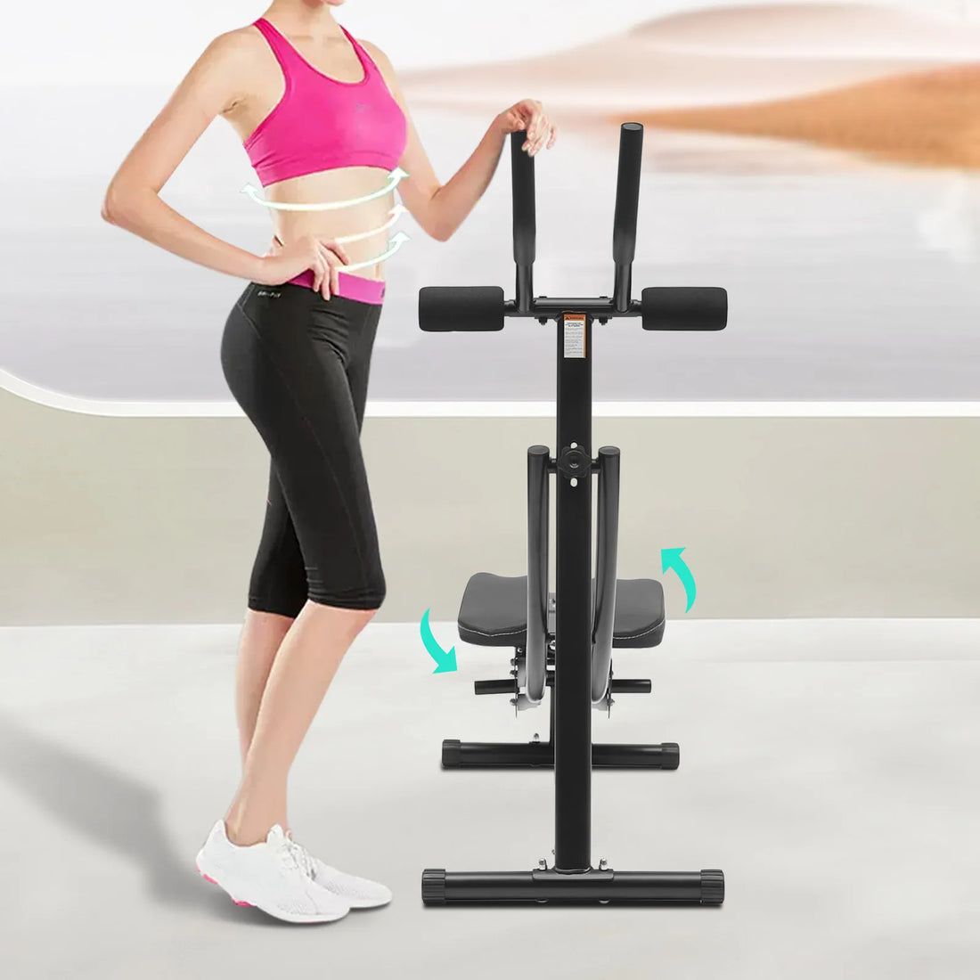 Foldable Ab Machine LED Display