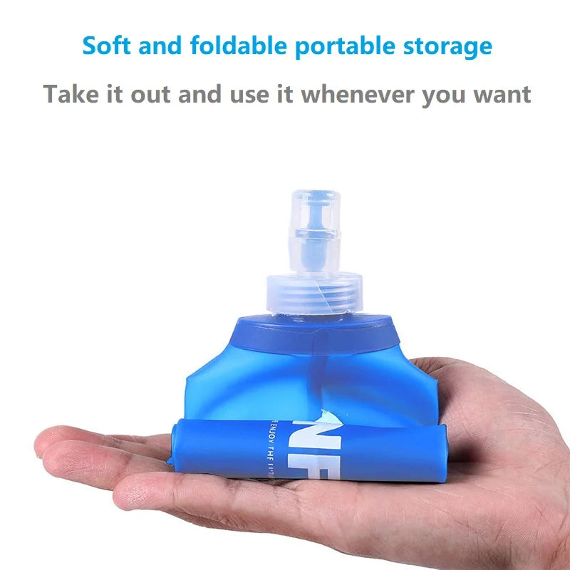 Soft Silicone Running Water Bottle